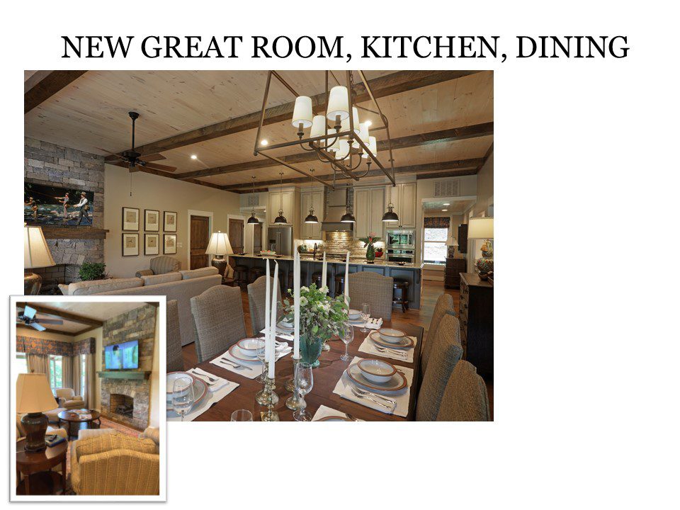 New Great Room, Kitchen, Dining