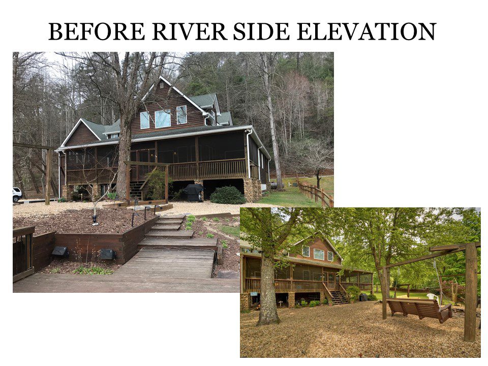 Before River Side Elevation