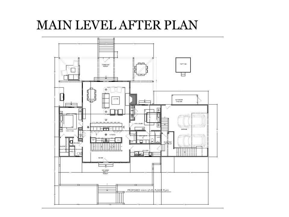 Main Level After Plan